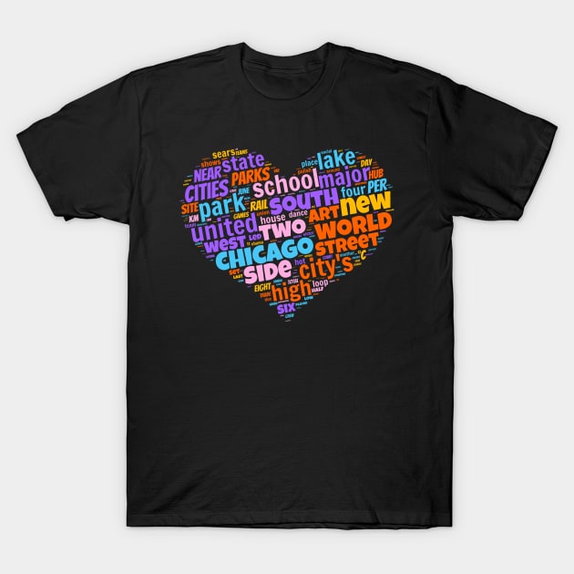 I love Chicago T-Shirt by Superfunky